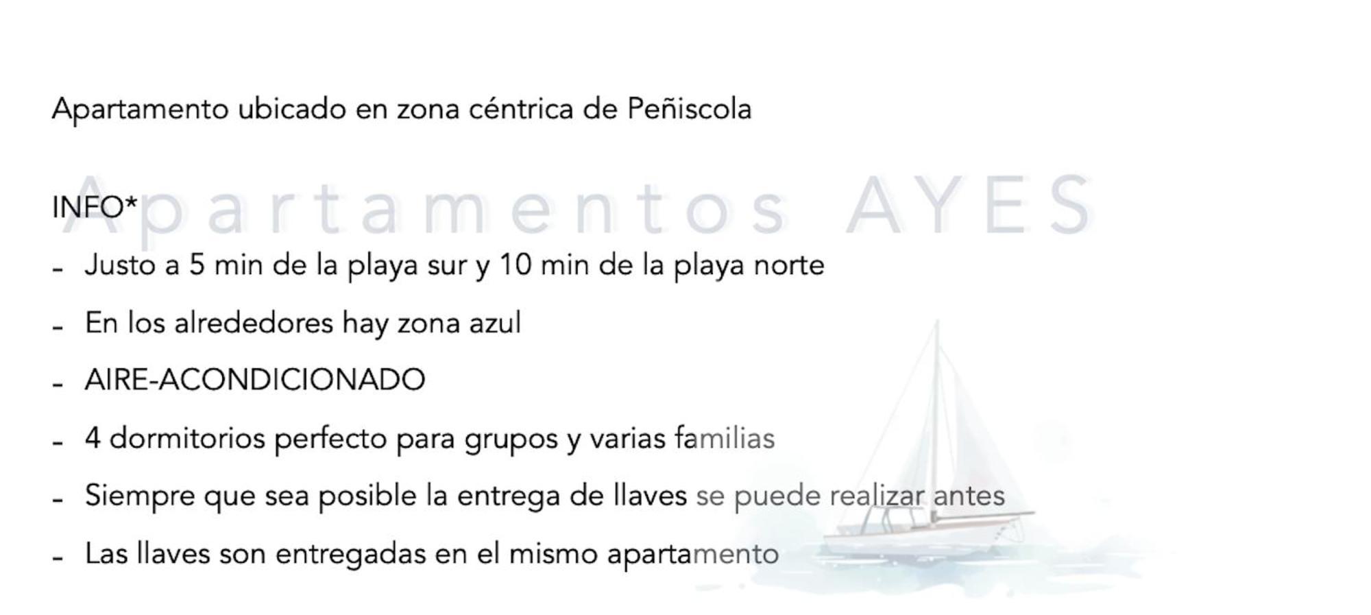 Apartamento 2º Planta 4 Dormitorios Пеньискола Экстерьер фото